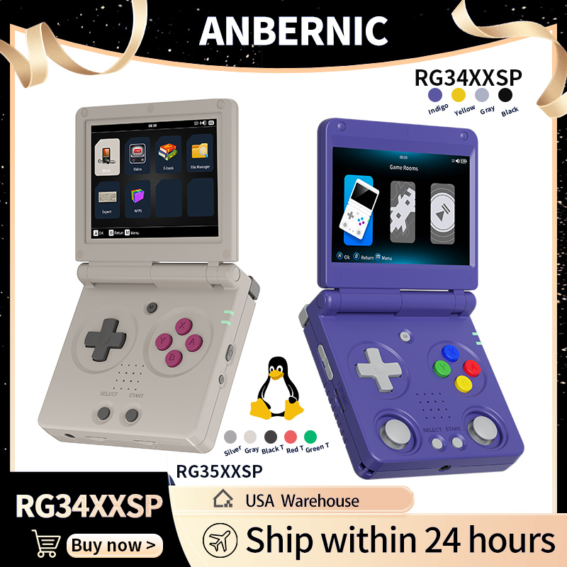 Retro Gaming Emulator Console - Anbernic RG34XXSP RG35XXSP Console di gioco