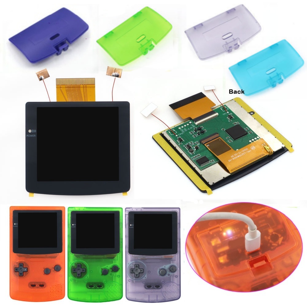 Retro Gaming Kit - Schermo LCD Laminato Ricaricabile da 2,8'