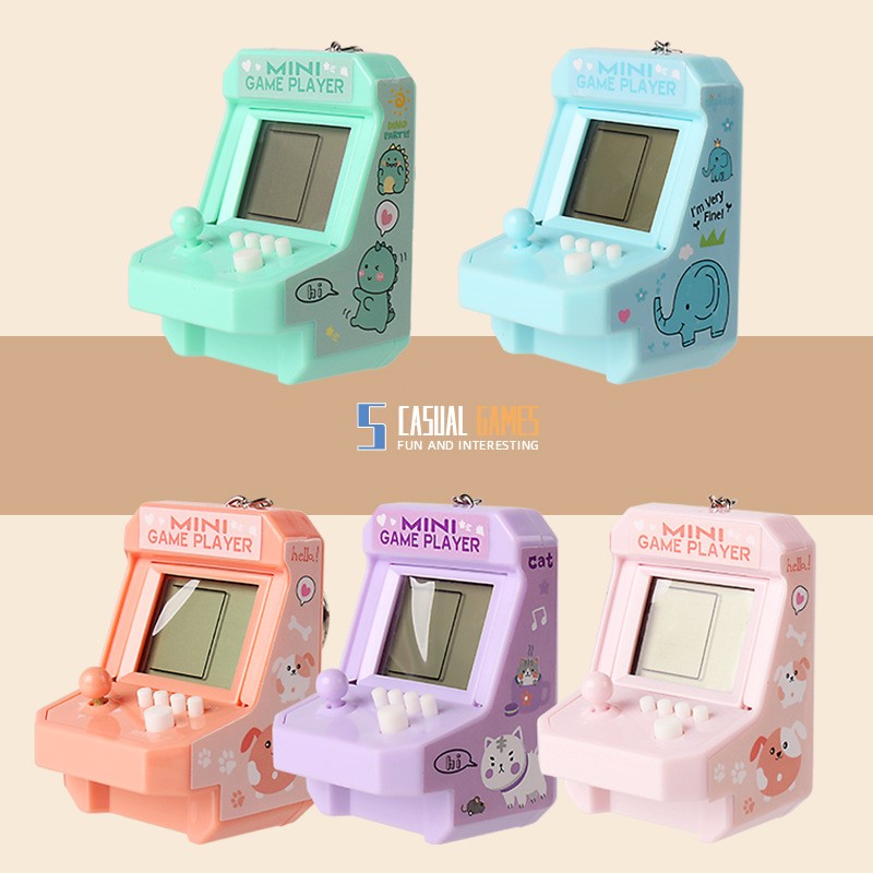 Retro Gaming Keychain - Mini Console di gioco portatile con
