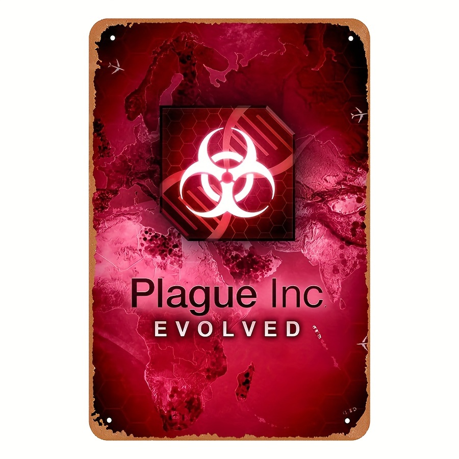Retro Gaming Gifts - Insegna in Metallo Stile Vintage Plague