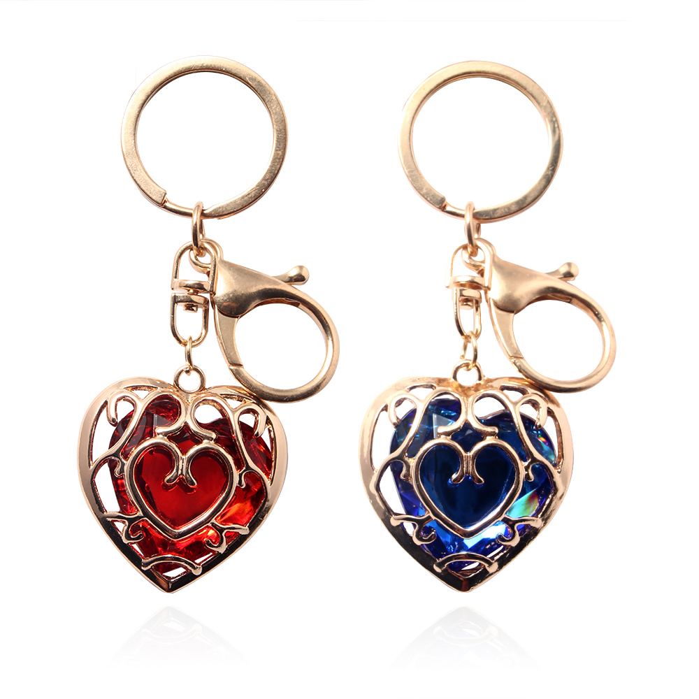 Retro Gaming Keychain - Zeldas Link Skyward Spada Cuore rosso