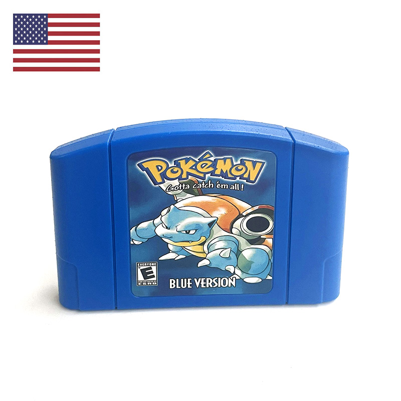 Retro Gaming Unit - Versione USA NTSC Inglese Pokemon Blu