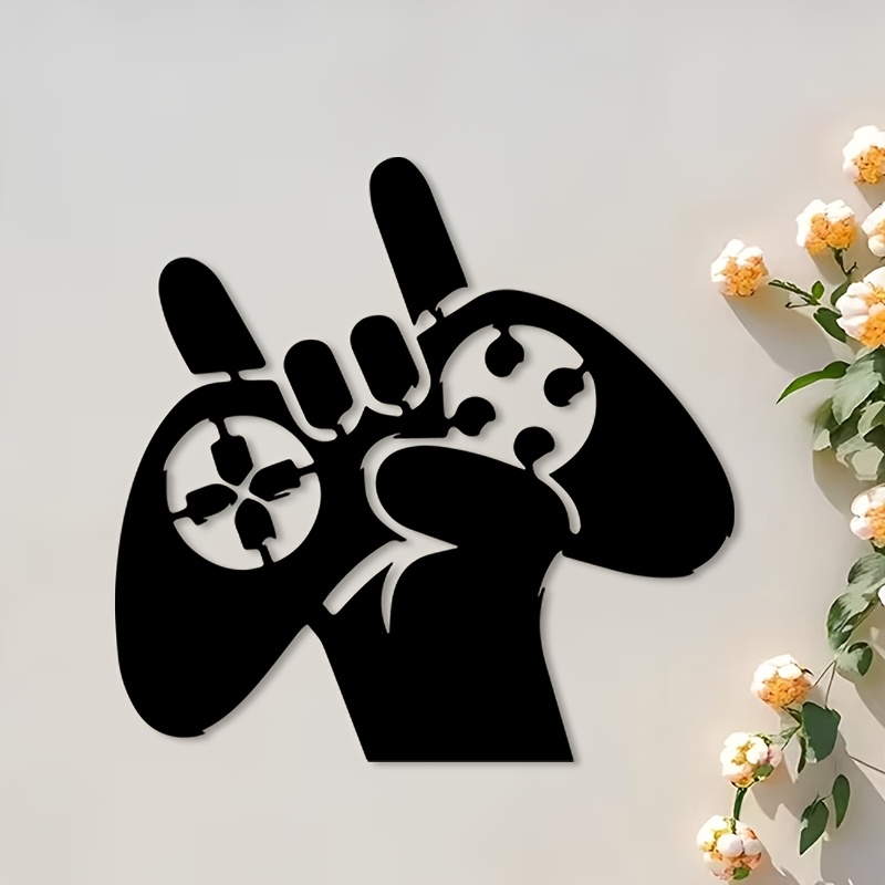 Retro Gaming Gifts - Statua Murale in Metallo a Forma