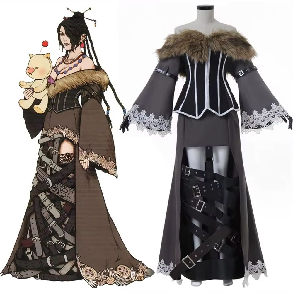 Retro Gaming Kit - Gioco FFX LuLu Cosplay Black Mage