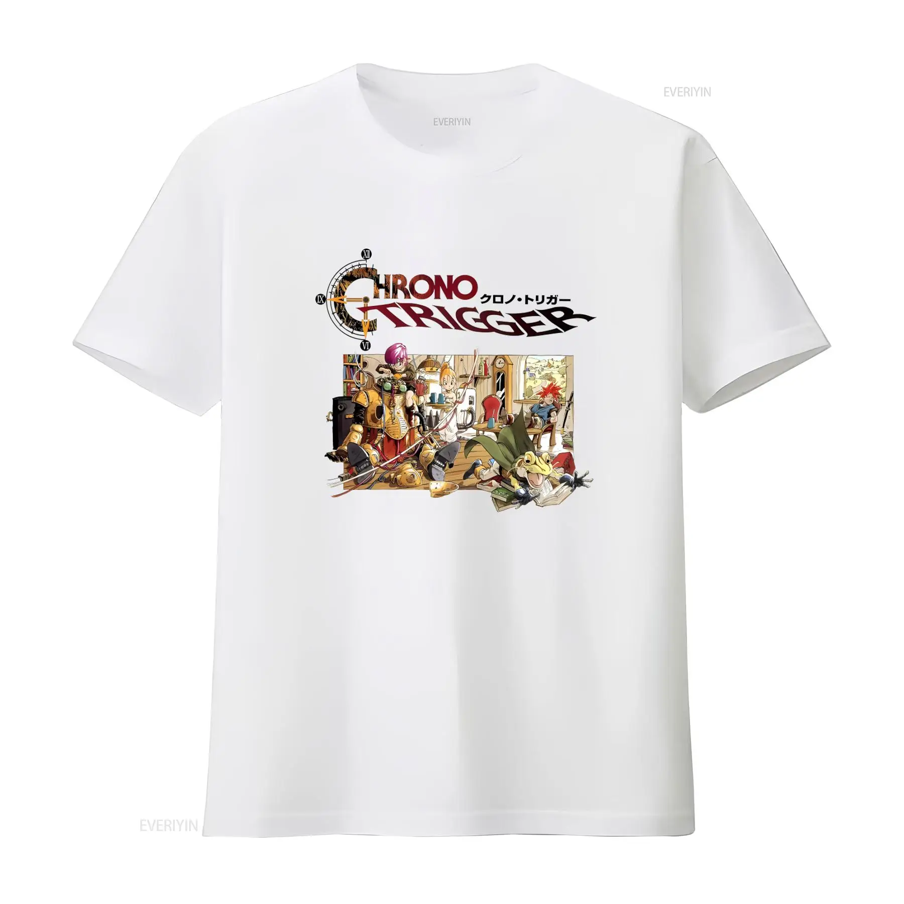 Retro Gaming Design - Maglietta con logo del videogioco Chrono