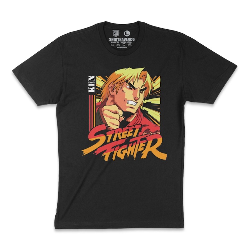 Retro Gaming Kent - 00012736 # A-Ken T-shirt Street Fighter