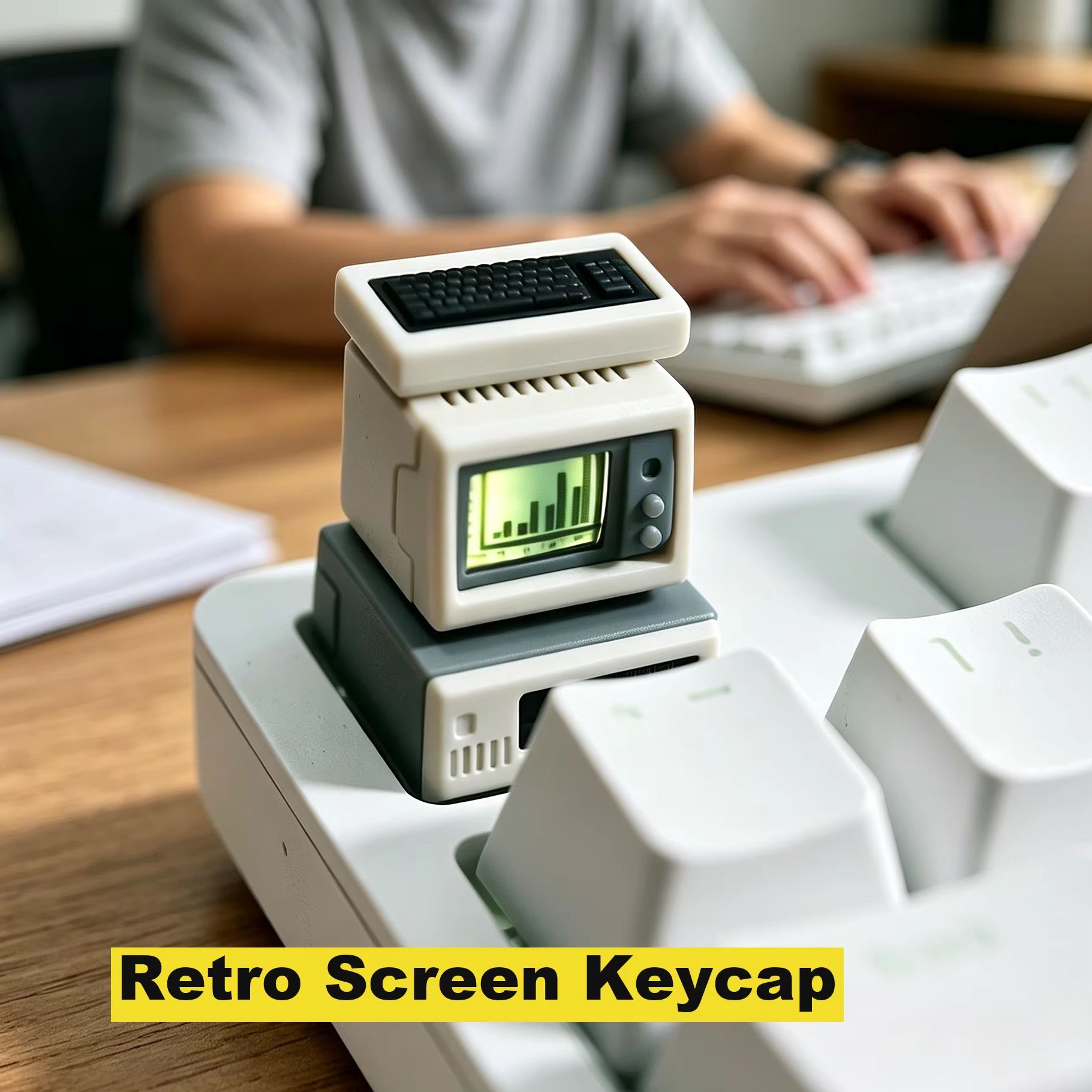 Retro Gaming Unit - Tastiera Retroilluminata per Computer Stile Retrò,