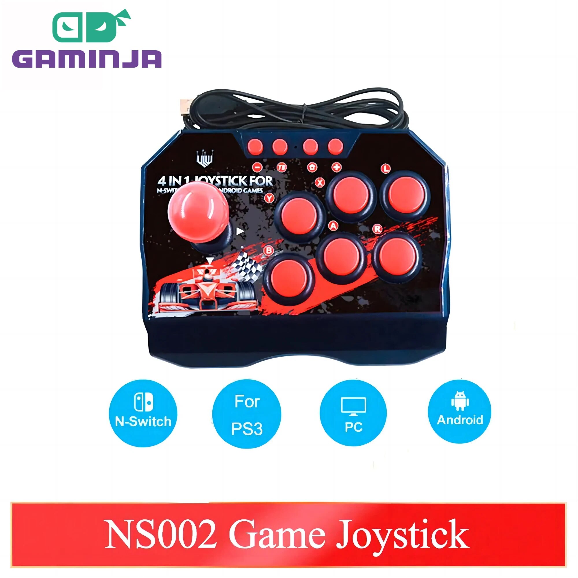 Retro Gaming Design - GAMINJA NS002 4 In 1 Retro