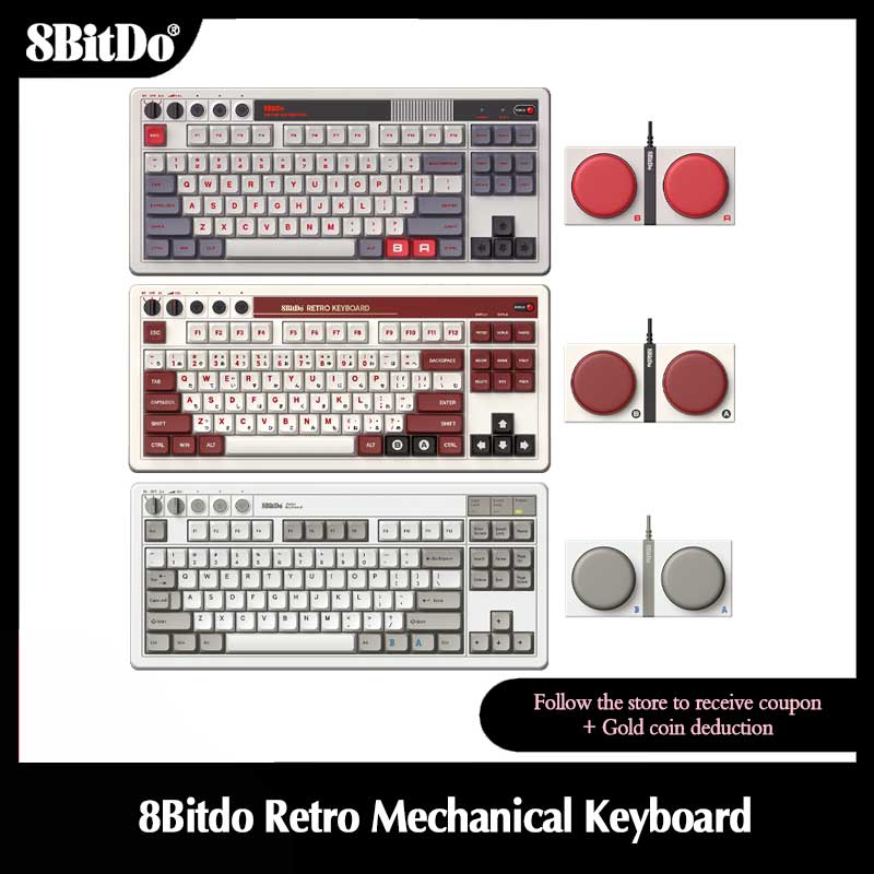 Retro Gaming Corps - Tastiera meccanica retrò 8Bitdo, tastiere da