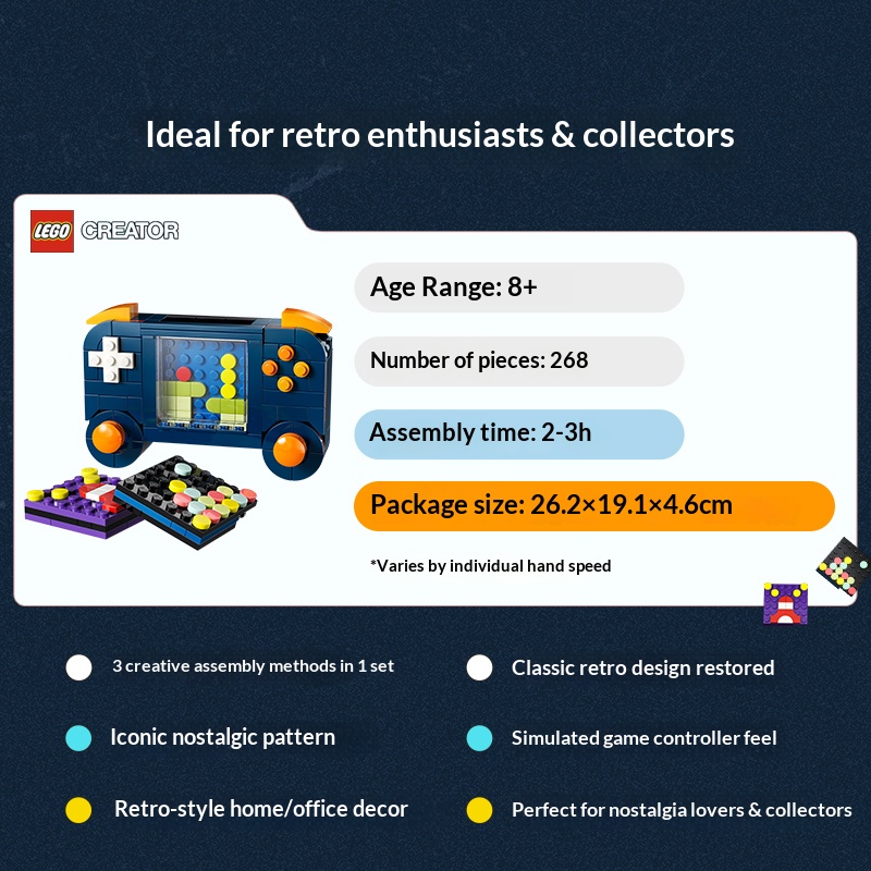 LEGO Creator 3in1 Blocchi da C - Retro Gaming Gifts recensione e prezzo