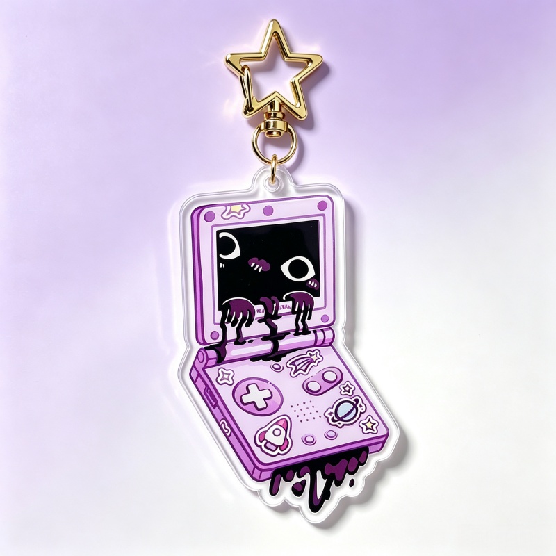 Portachiavi in acrilico a form - Retro Gaming Keychain recensione e prezzo