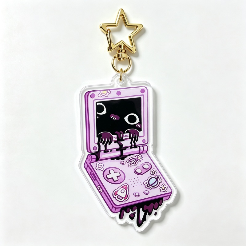 Portachiavi in acrilico a form - Retro Gaming Keychain recensione e prezzo