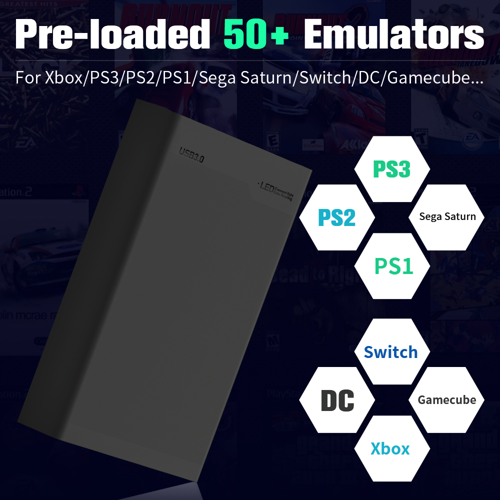 Hard disk da 500 GB con oltre  - Retro Gaming Devices recensione e prezzo
