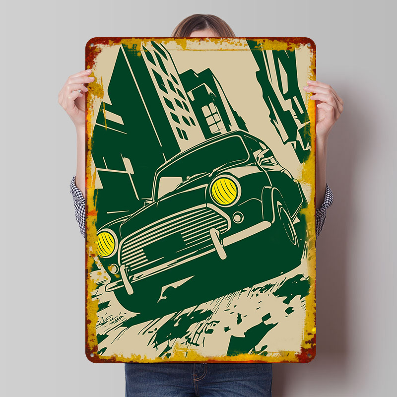 Poster Auto Retrò Cooper del R - Retro Gaming Uk recensione e prezzo