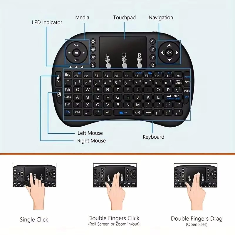 Tastiera Wireless Air Mouse co - Retro Gaming Corps recensione e prezzo